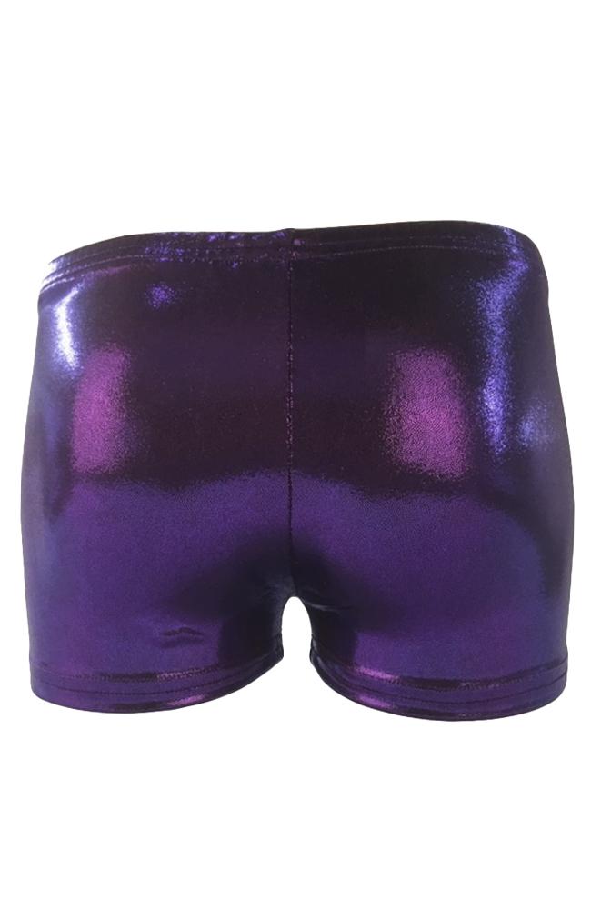 Gymnast Shorts Amethyst Back