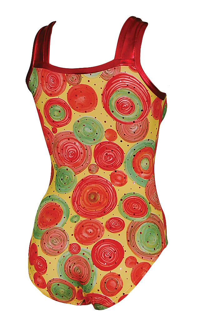 Big Carnival Leotard Square Neck Style Back