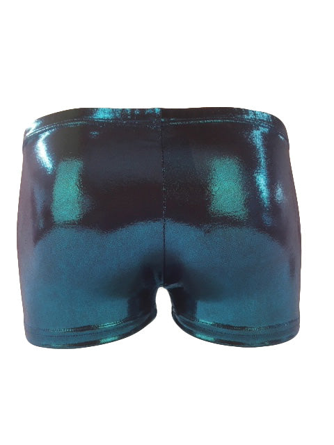 Gymnast Shorts Blue Raspberry Back