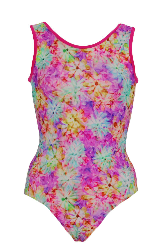 Daisy Bur Gymnastic Leotard Tank Style Front