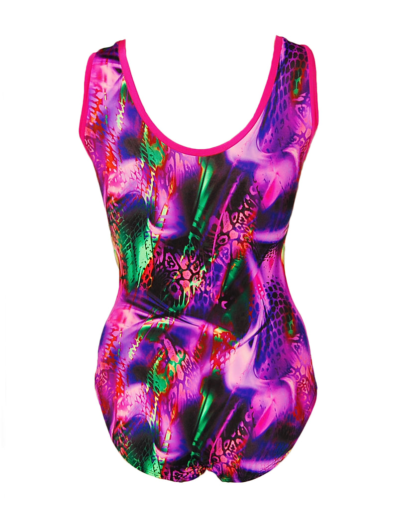 Back image of tank style leotard