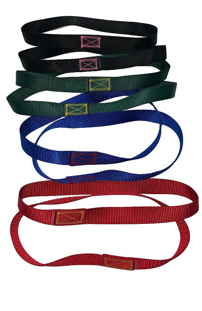 Gymnastic Straps Red, Blue, Green and Black