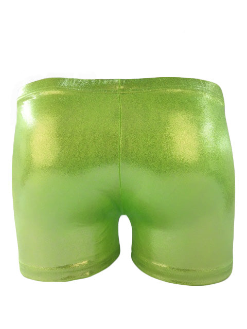 Gymnast Shorts New Peridot Back