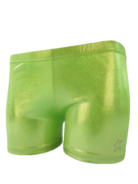 Gymnast Shorts New Peridot Front