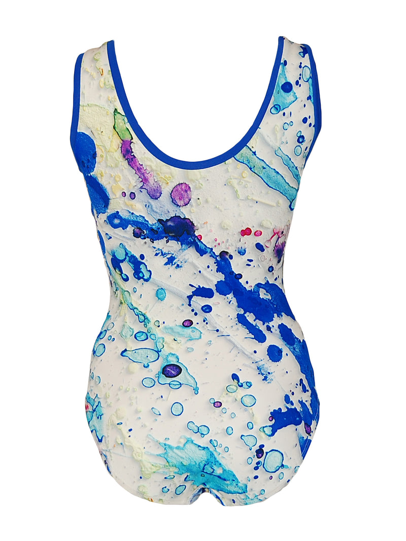 Back image of tank style leotard
