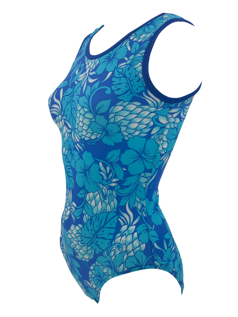 Side image tank style Aloha Leotard