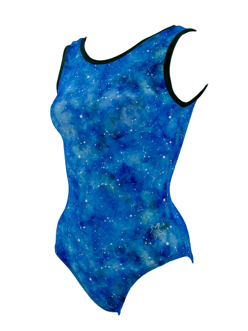 Constellations leotard tank style side view