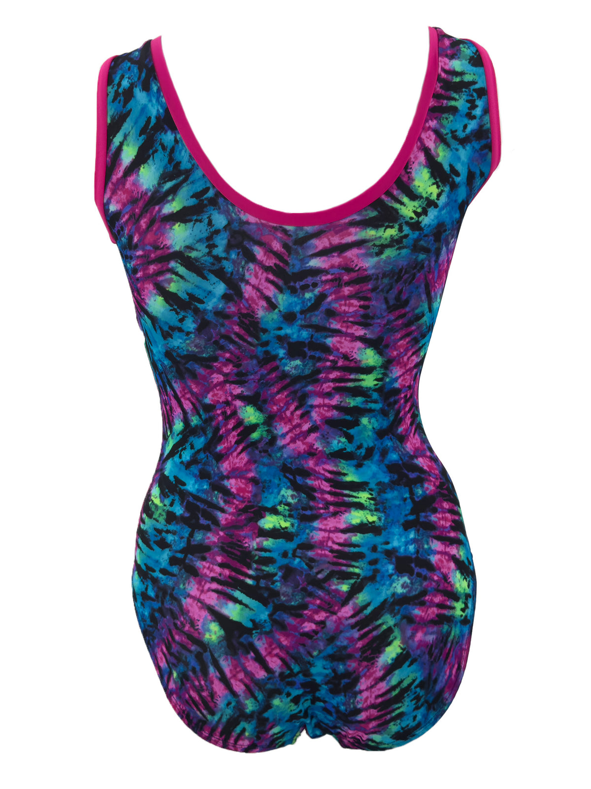 Back image tank style Neo Tie Dye Leotard