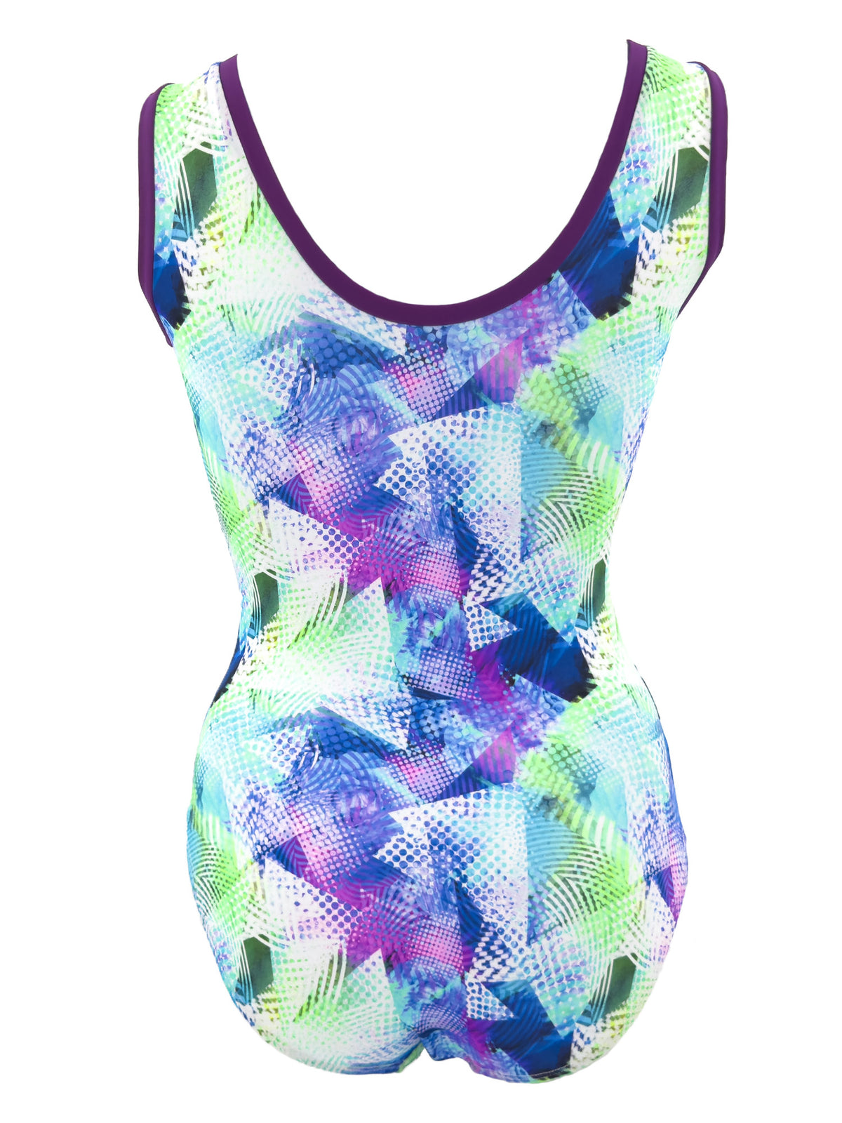 back image tank style Neon Triangles Leotard