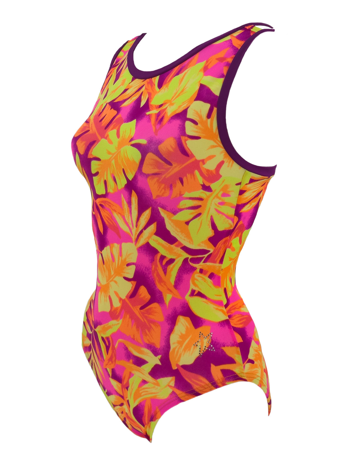 PALM LEAVES LEOTARD