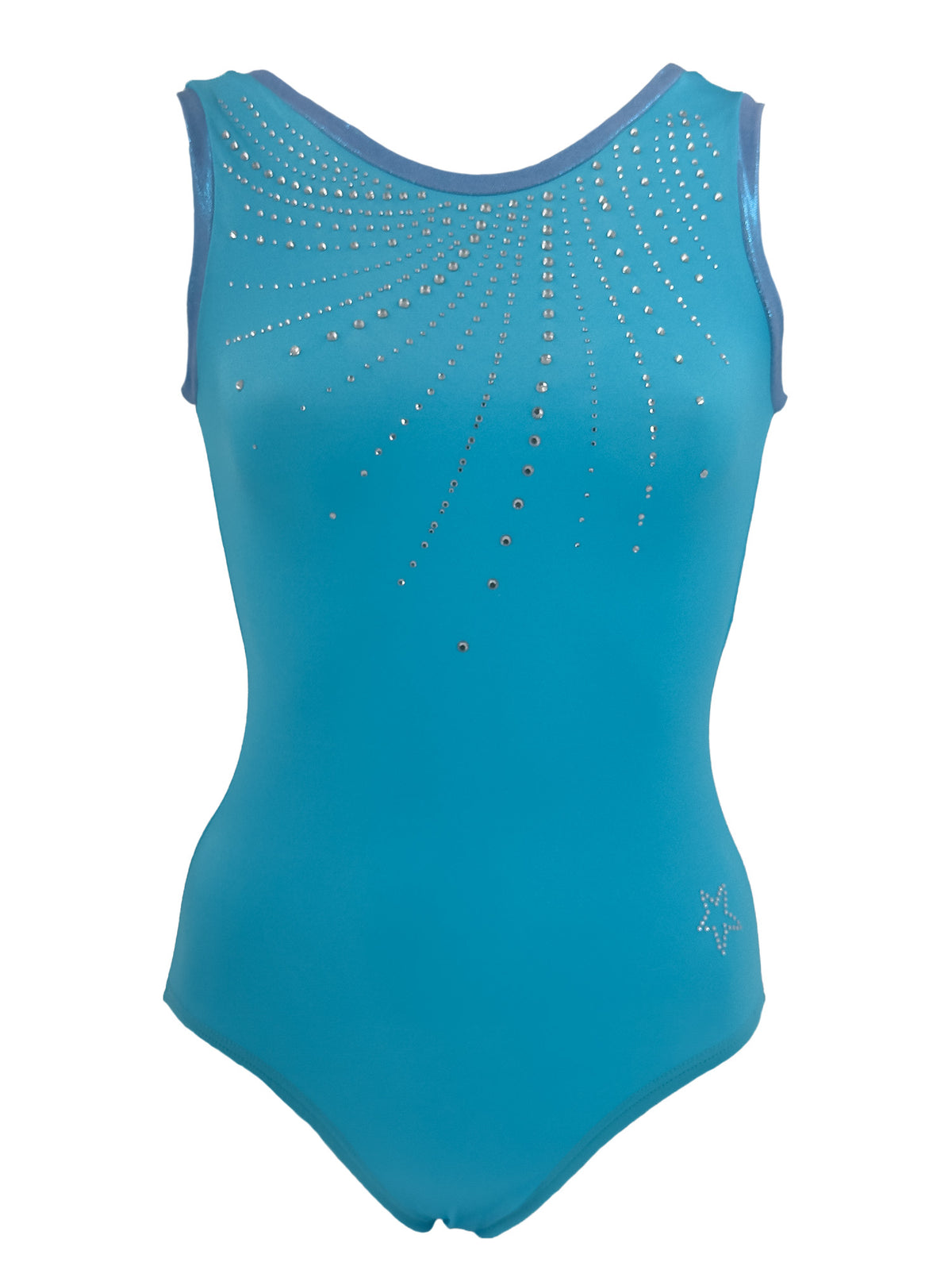 Front image tank style Tiffany Blue Loetard