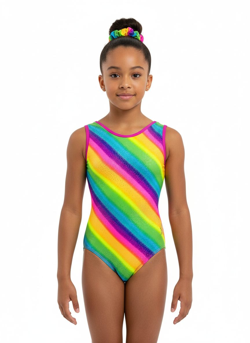 RAINBOW SPARKLE LEOTARD
